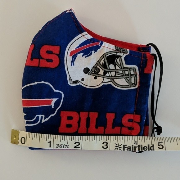 NFL Buffalo Bills Reusable Face Masks & Silicone Bracket - Picture 2 of 6